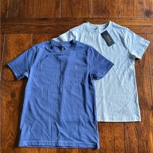 Two Ralph Lauren Polo youth size 7 T-shirts new